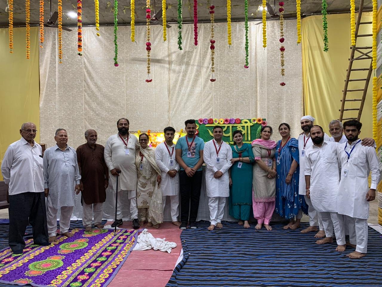 FIRST KIRTAN OF SOCIETY